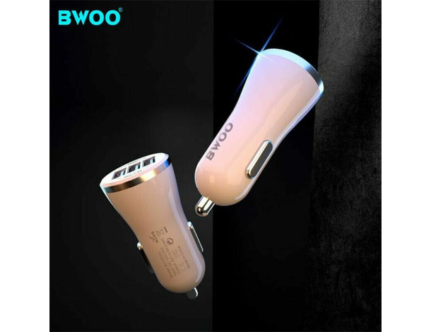 Caricabatterie Cellulare da Auto Presa Accendi Sigari Triplo USB 3.4A 12/24V...