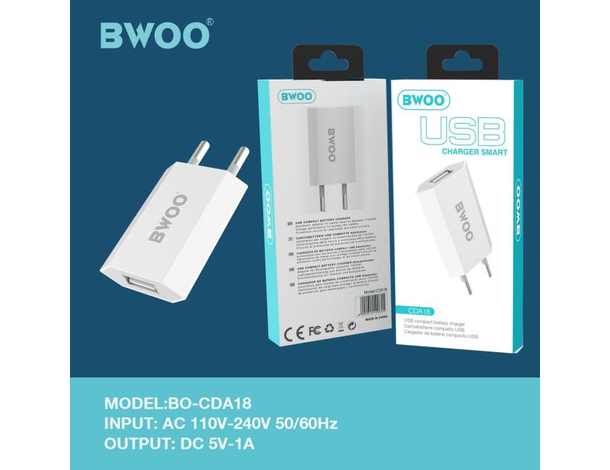 Caricabatterie da Muro Caricatore USB Spina 5V 1A Universale Protezione ++ 7