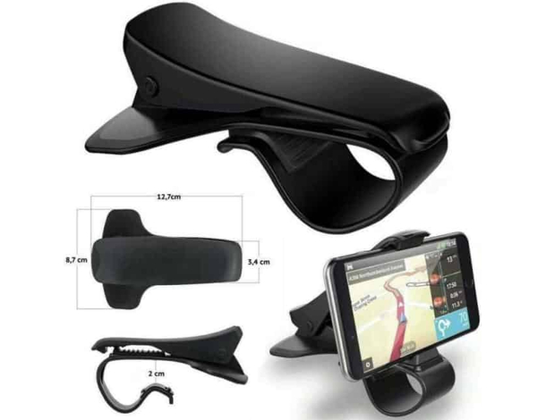 Supporto Porta Cellulare Auto Cruscotto Clip Universale GPS Guida in...