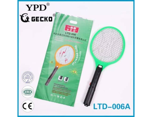 Racchetta Ricaricabile Elettrica Fulmina Zanzare Mosche Anti Insetti...