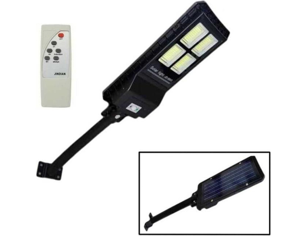 Lampione Stradale a Led 90w Per Esterno IP65 Illuminazione Solare Telecomando