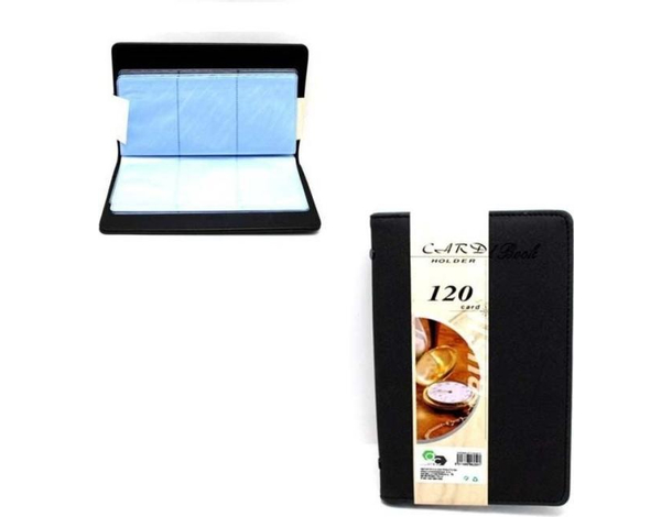 Porta Biglietti da Visita 120 Slot Lavoro Ufficio Contatti Elegante Tascabile