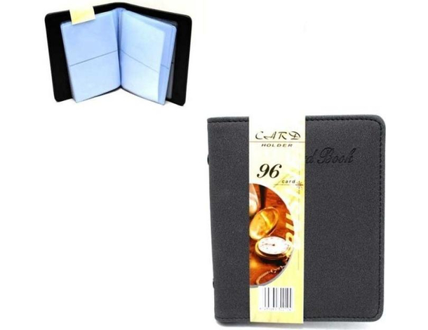 Porta Biglietti da Visita 96 Slot Lavoro Ufficio Contatti Elegante Tascabile