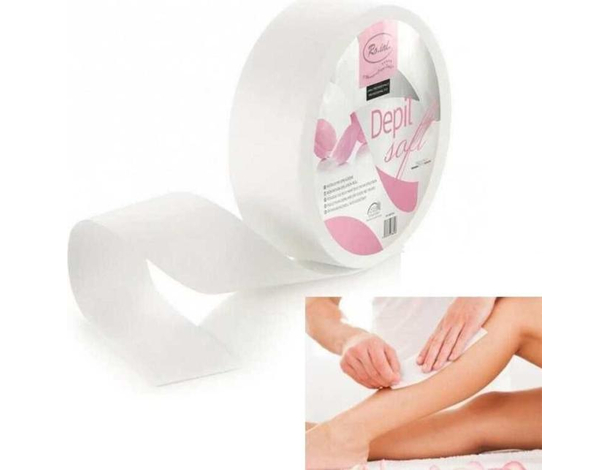Rotolo di Strisce Depilatorie TNT 80mt Cera Depilazione Ceretta Gambe Braccia