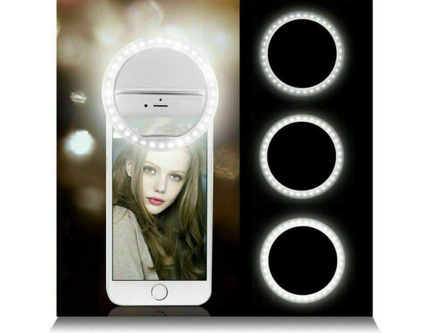 Luce LED ad Anello Ricaricabile Portatile Cellulare Tablet Video TikTok...