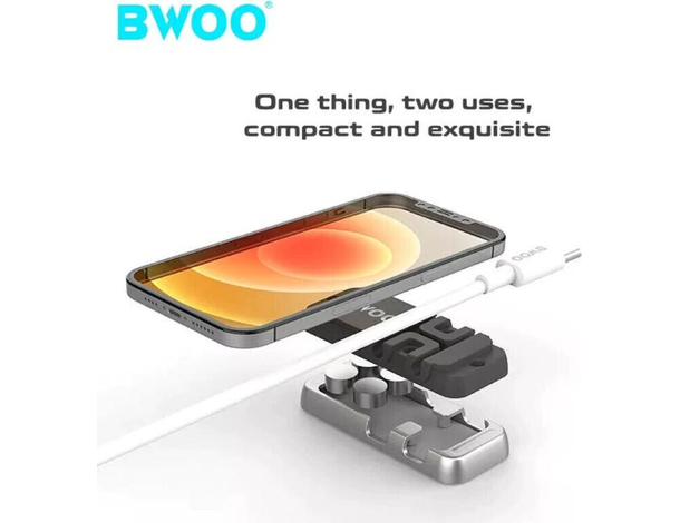 Supporto Magnetico Calamitato ZJ117 Cellulare Ferma Cavi Multiuso Auto...