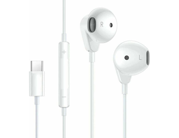 Cuffie Auricolari USB Type-C Smartphone Microfono Controllo Volume Stereo HF158