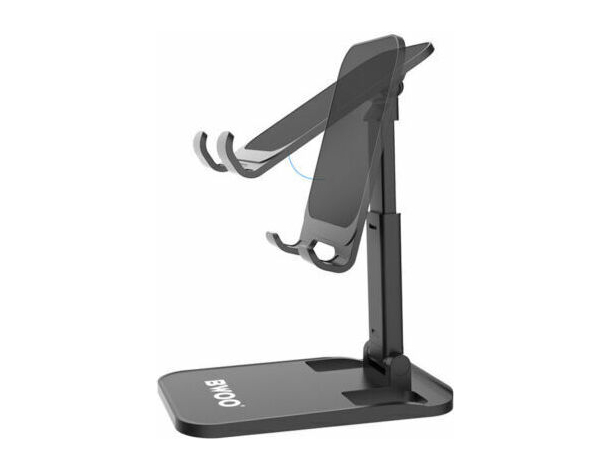 Supporto Cellulare Telescopico Metallo Tavolo Universale Smartphone Anti Scivolo