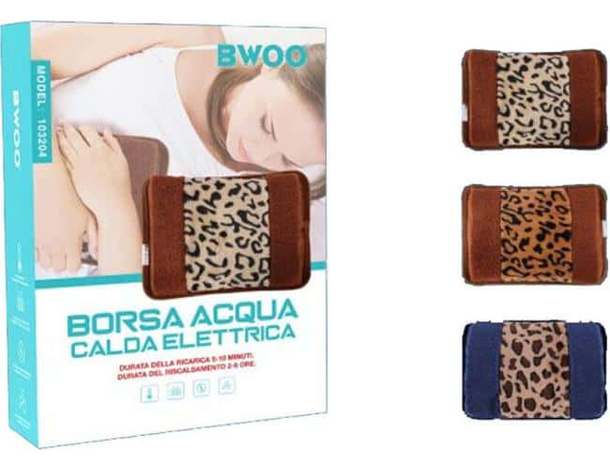 Borsa Elettrica Acqua Calda Tasca Scalda Mani Piedi Pancia Design Animalier