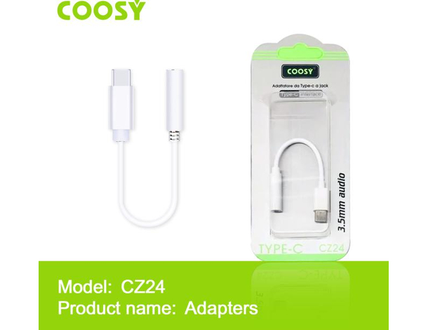 Adattatore USB Connettore Audio Cuffie da Type-C a Jack 3.5mm per Smartphone...