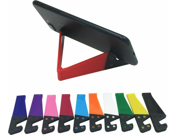 2x Supporto Universale Smartphone Modello a V Pieghevole Colorato ABS 2 Pezzi...