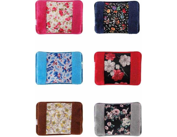 Borsa Elettrica Acqua Calda con Tasca Scalda Mani Piedi Pancia Design...