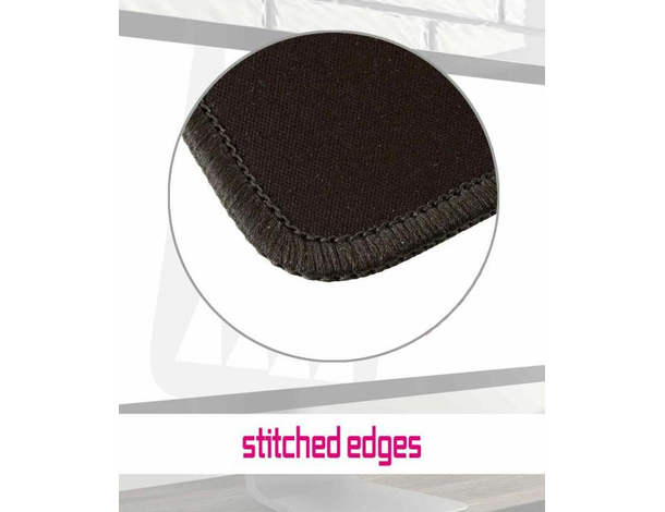 Tappetino per Mouse Mousepad Nero Gaming Scrivania Casa Ufficio Waterproof...