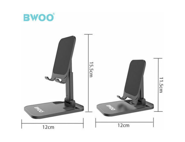 Supporto Cellulare Telescopico Metallo Tavolo Universale Smartphone Anti...