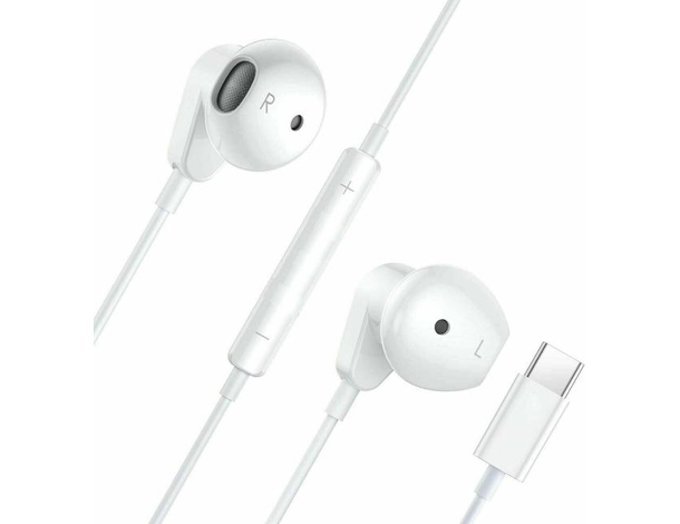 Cuffie Auricolari USB Type-C Smartphone Microfono Controllo Volume Stereo...