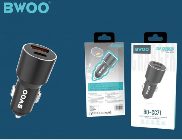 Adattatore Accendisigari Doppia Porta USB Auto Camion Caricatore Carica...