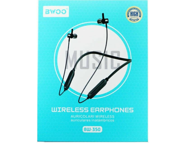 Cuffie Auricolari Bluetooth Design Collarino Slim TF Card Microfono Chiamate...