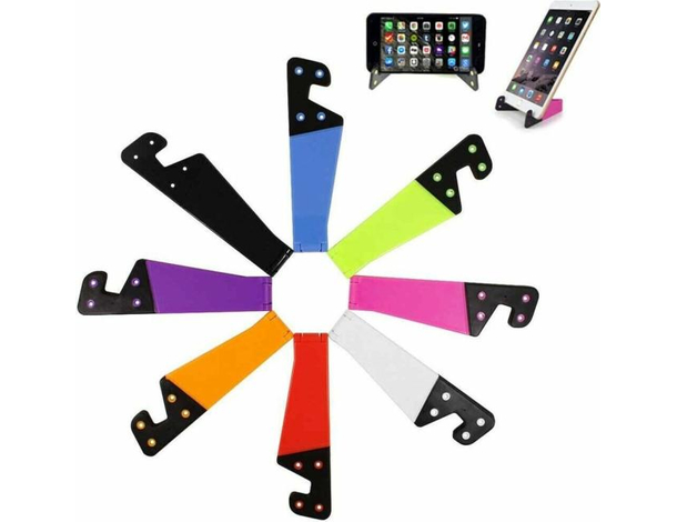 2x Supporto Universale Smartphone Modello a V Pieghevole Colorato ABS 2 Pezzi...