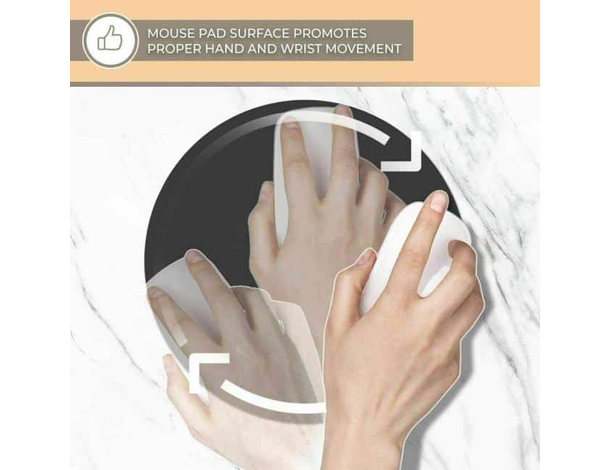 Tappetino Mouse Gaming Ufficio Work Mousepad Computer PC Waterproof Anti...