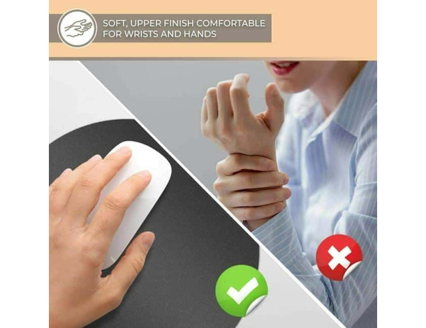 Tappetino Mouse Gaming Ufficio Work Mousepad Computer PC Waterproof Anti...