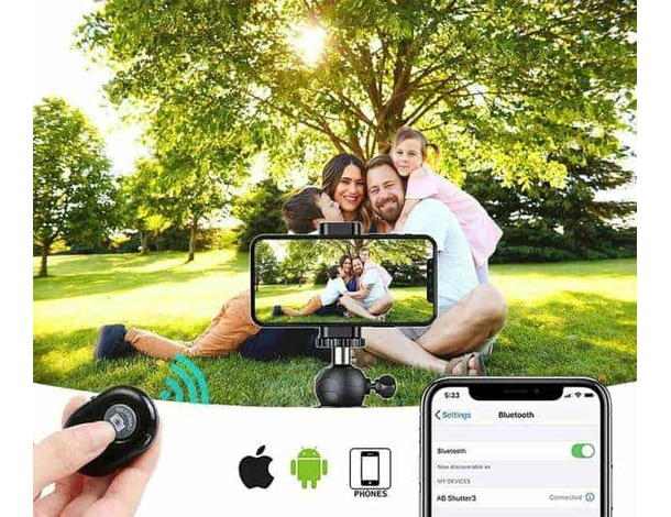 Telecomando Remoto Bluetooth per Smartphone Compatibile Android IOS Selfie...
