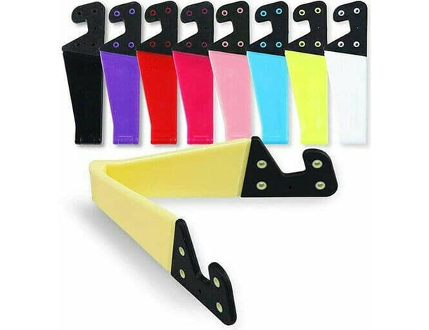 2x Supporto Universale Smartphone Modello a V Pieghevole Colorato ABS 2 Pezzi...
