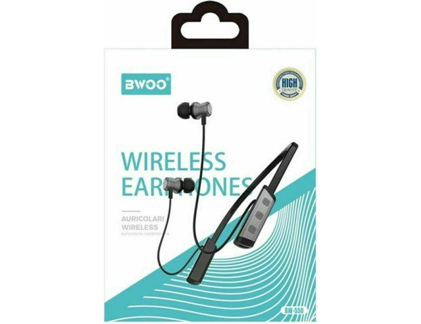 Cuffie Auricolari Sport Senza Fili Bluetooth Microfono Integrato Ingresso TF...