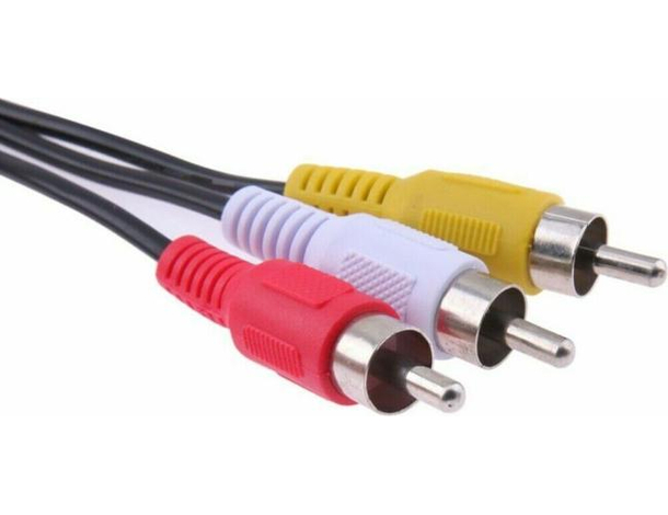 Cavo 3 RCA USB 1.5M Prolunga Audio Video Cavetto Stereo Composito Fotocamera...