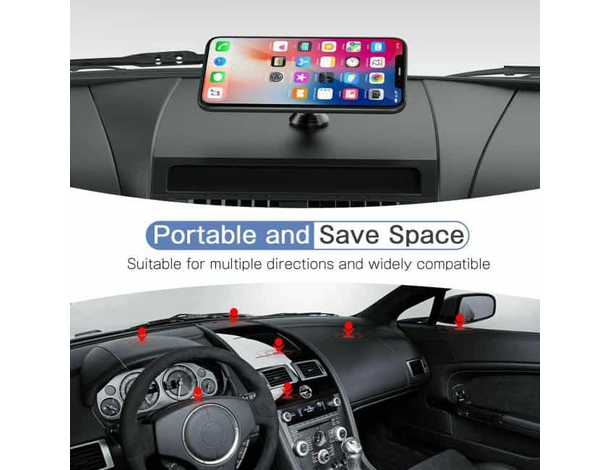 Supporto Smartphone da Auto Magnetico in Metallo Universale per Cellulare 5