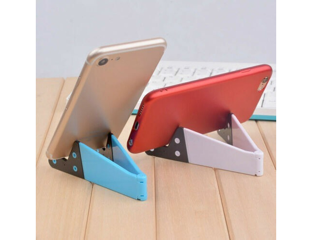 2x Supporto Universale Smartphone Modello a V Pieghevole Colorato ABS 2 Pezzi...