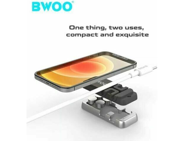 Supporto Magnetico Calamitato ZJ117 Cellulare Ferma Cavi Multiuso Auto...