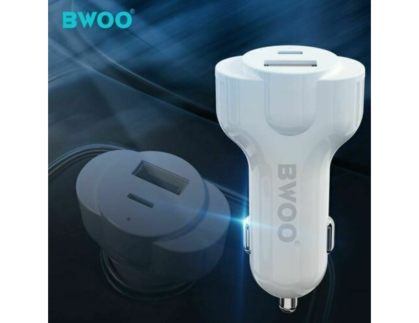 Caricabatterie Cellulare CC58 da Auto Presa Accendisigari USB Type-C 2.4A 30w...