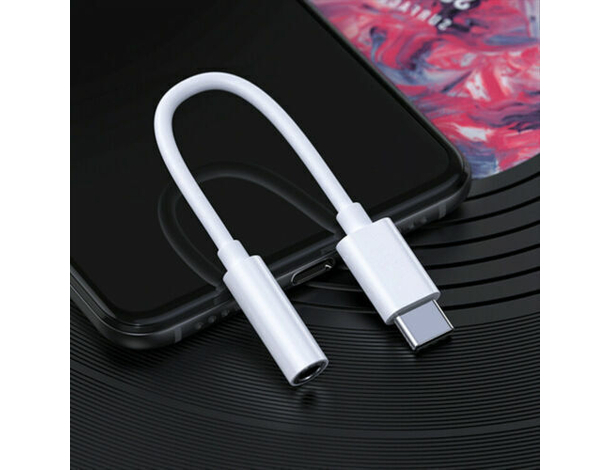 Adattatore USB Connettore Audio Cuffie da Type-C a Jack 3.5mm per Smartphone...