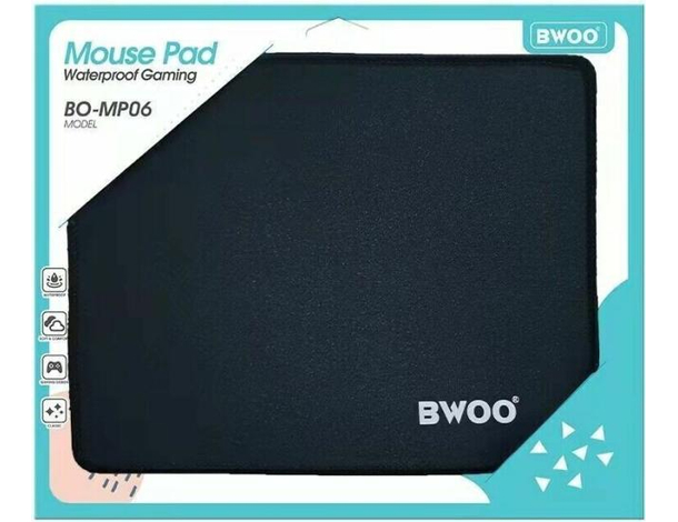 Tappetino per Mouse Mousepad Nero Gaming Scrivania Casa Ufficio Waterproof...