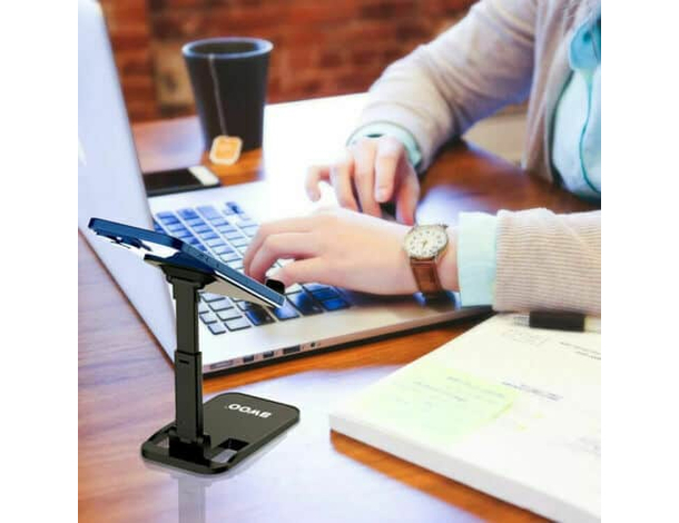 Supporto Cellulare Telescopico Metallo Tavolo Universale Smartphone Anti...