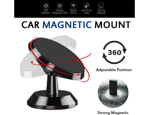 Supporto Smartphone da Auto Magnetico in Metallo Universale per Cellulare 9
