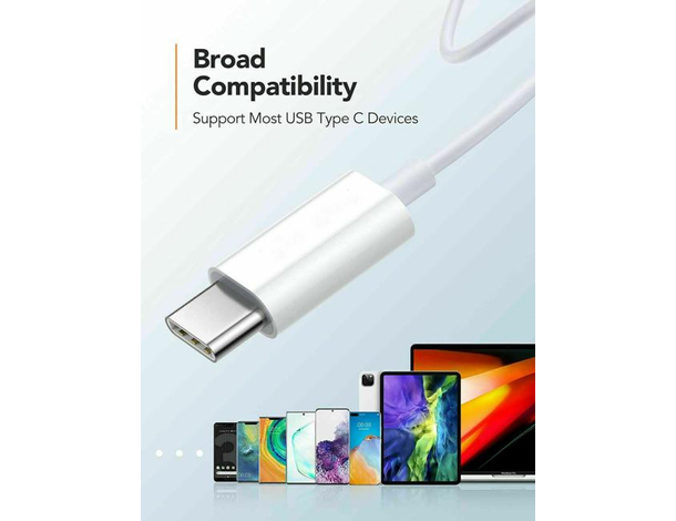 Cuffie Auricolari USB Type-C Smartphone Microfono Controllo Volume Stereo...