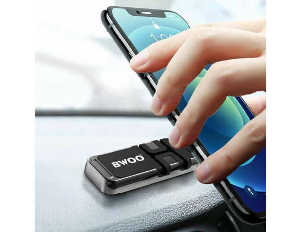 Supporto Magnetico Calamitato ZJ117 Cellulare Ferma Cavi Multiuso Auto...