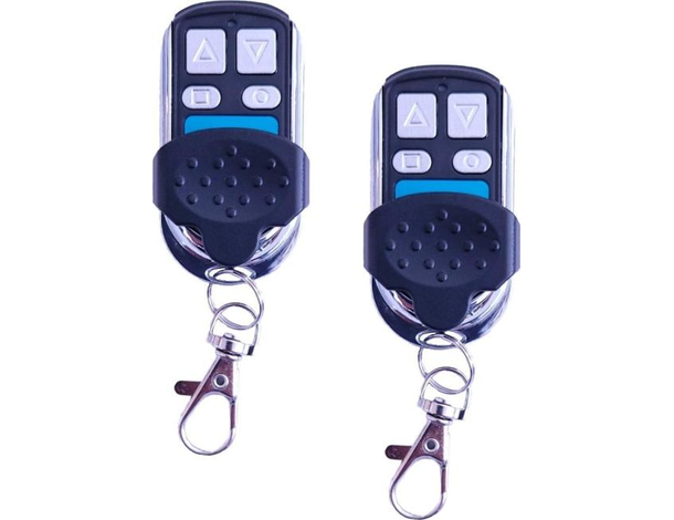 2x Telecomandi Universali a Frequenza Fissa 433,92MHz 4 Pulsanti NO ROLLING CODE