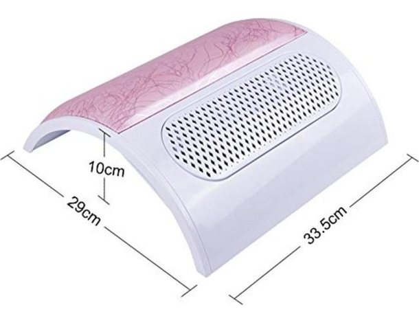 Aspiratore con 3 Ventole per Ricostruzione Unghie Manicure Smalto Gel Nail...