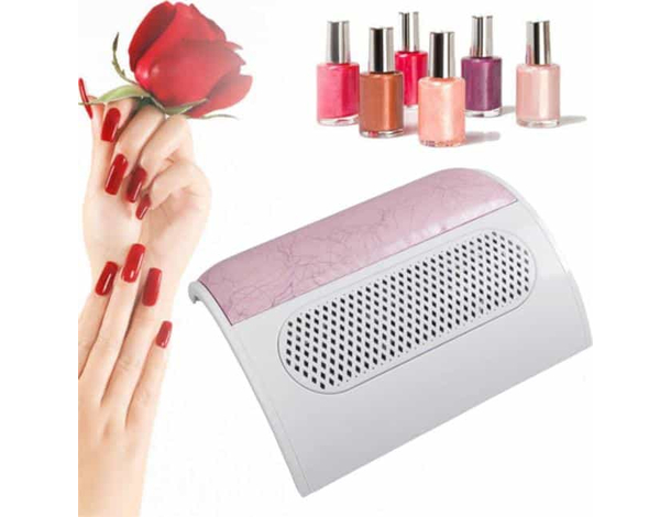 Aspiratore con 3 Ventole per Ricostruzione Unghie Manicure Smalto Gel Nail...