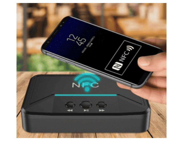 Ricevitore Bluetooth NFC Q-T92 Andowl Trasmissione Da Cellulare A Casse BT...