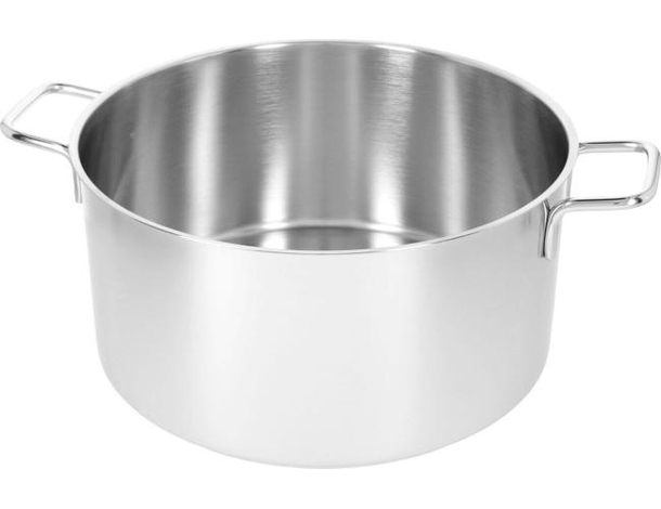 Casseruola in Acciaio Inox Fonda Pentola Bassa da 13.5cm a 31.5cm Gas...