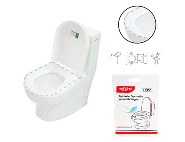 120x Copriwater Usa e Getta Universali Monouso Copri Water Bagno WC Viaggio