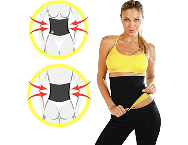 Fascia Snellente Effetto Sauna Fitness Dimagrante in Neoprene Anallergico (L)