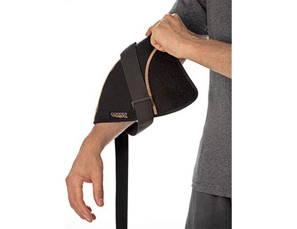 Fascia Tutore per Spalla in Gel Effetto Caldo Freddo Dolori Supporto Sport 3