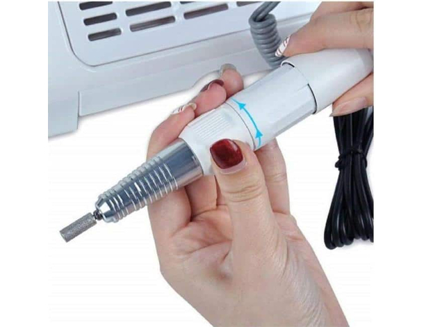 Fresa 3in1 Aspiratore Lampada a Led per Ricostruzione Unghie 35000rpm...