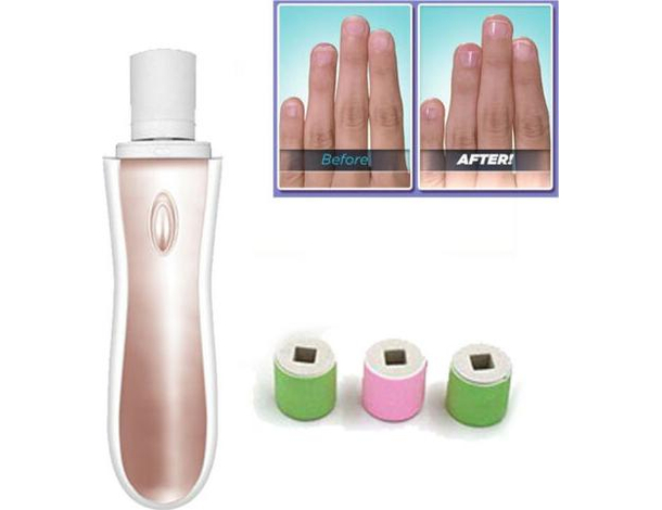 Fresa Levigatrice Unghie a Batteria Donna Nail Art Mani Piedi Manicure Pedicure