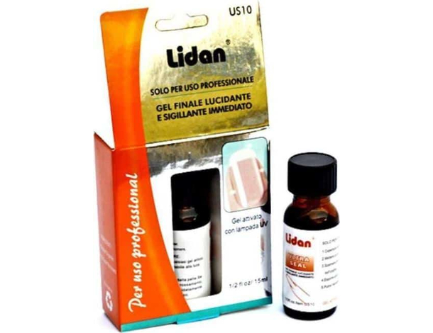 Gel UV Lucidante per Unghie Lucido Manicure Ricostruzione Nail Art Estetista
