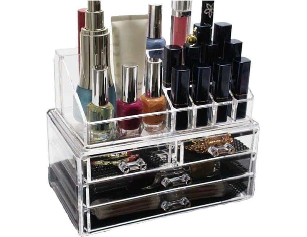 Organizzatore n.4 Porta Trucco Trucchi Cosmetici Box Make Up Donna 18286